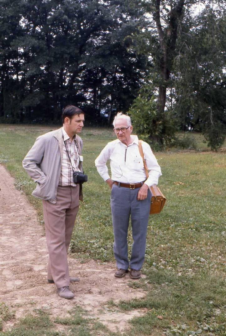 W.B. Hewitt on right.