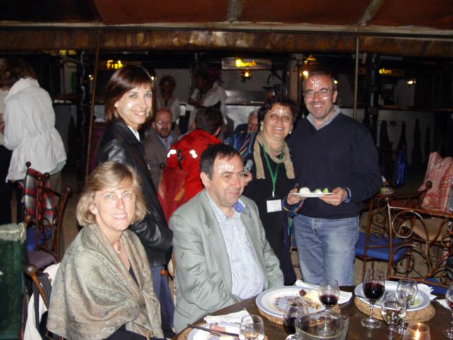 South Africa, 2006. Traditional dinner (I. Gribaudo, L. Formica, D. Boscia, A. Bertaccini, M. Digiaro)